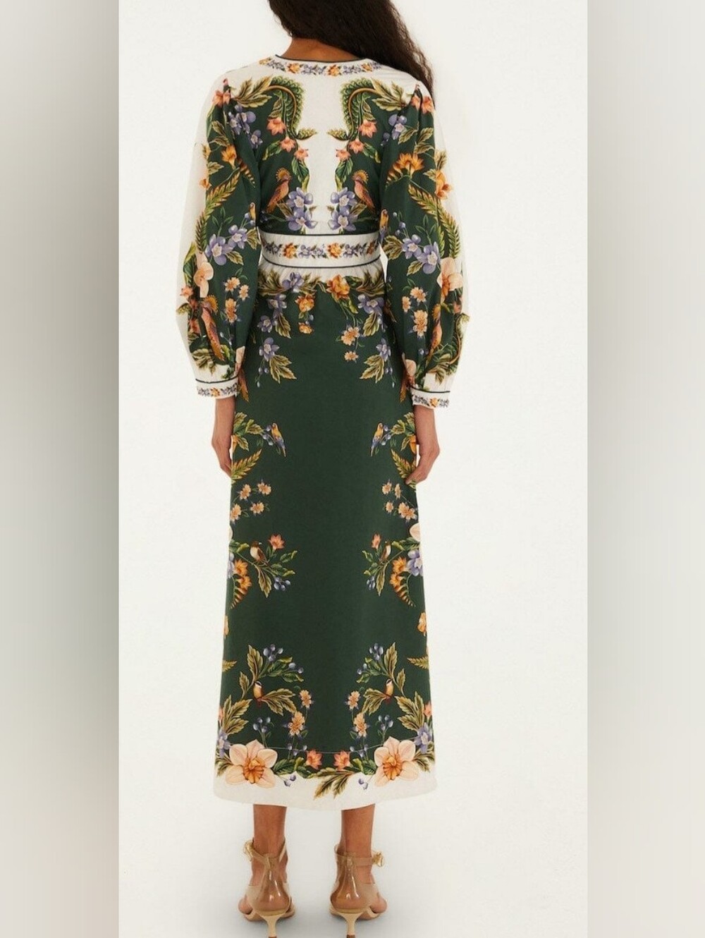 Farm Rio Midi Cotton Dress - Picture 2 of 7